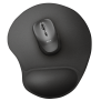 BigFoot Mouse Pad - black-Top