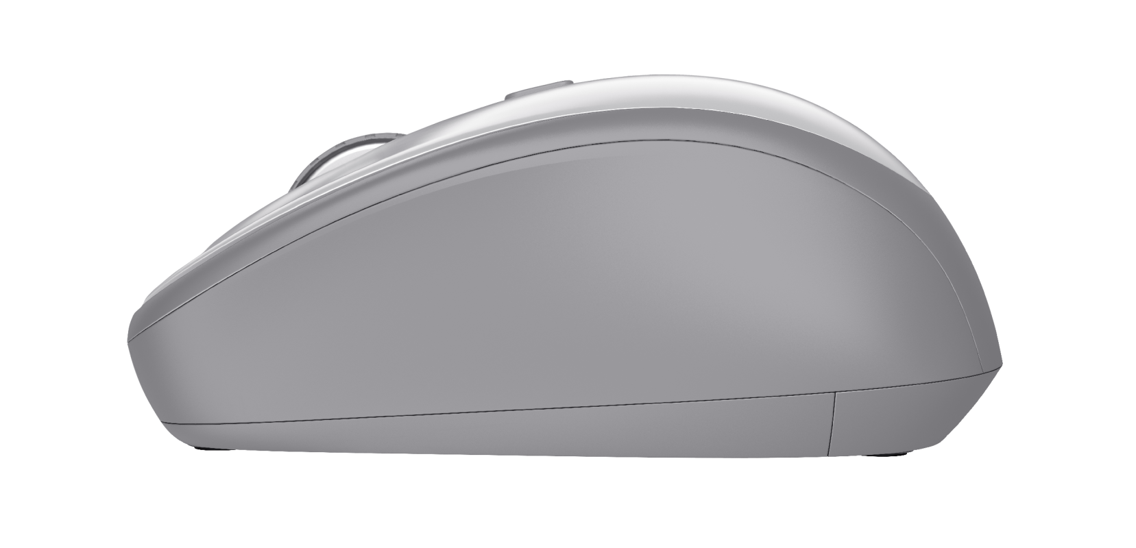 Yvi Wireless Mouse - white-Side