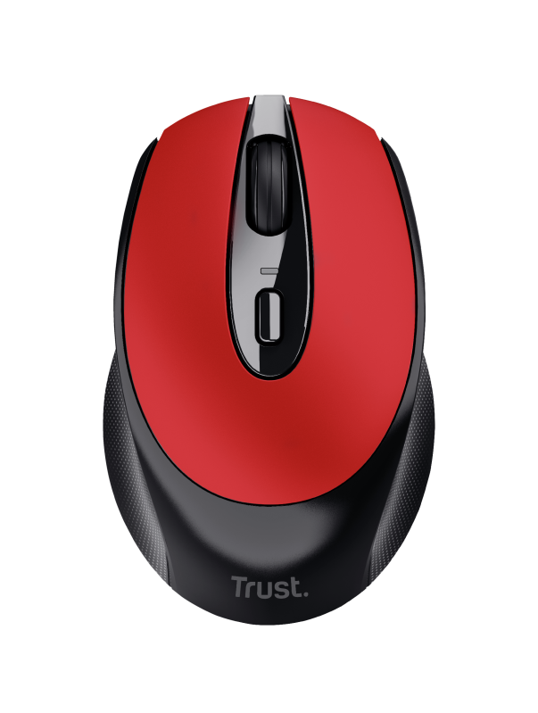 Zaya Rechargeable Wireless Mouse - red-Top