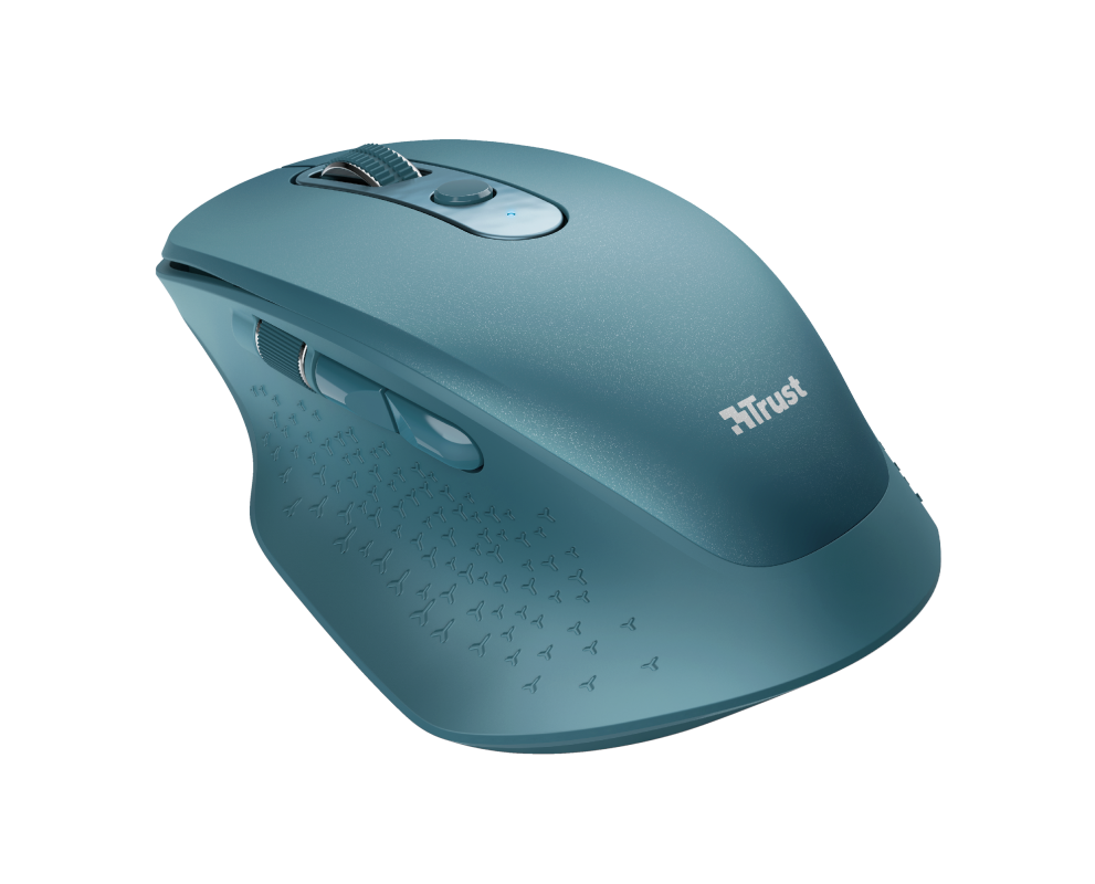 Ozaa Rechargeable Wireless Mouse - blue-Visual