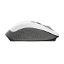 Ozaa Rechargeable Wireless Mouse - white-Side