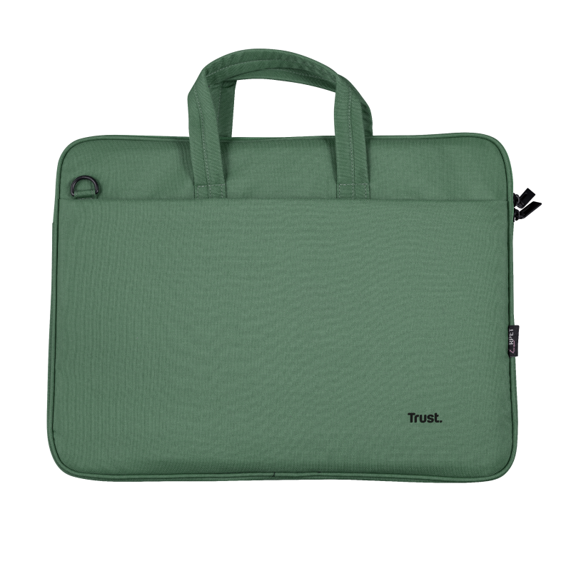 Bologna Slim Laptop Bag 16 inch Eco - green-Front
