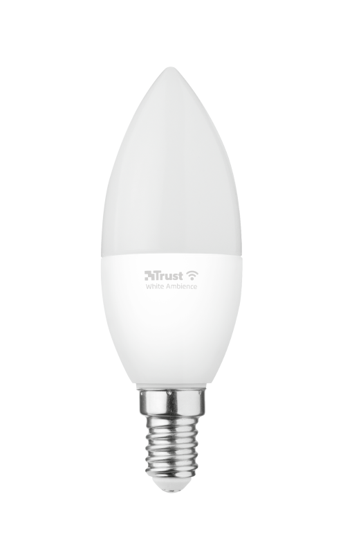 Smart WIFI LED Candle White Ambience E14-Front